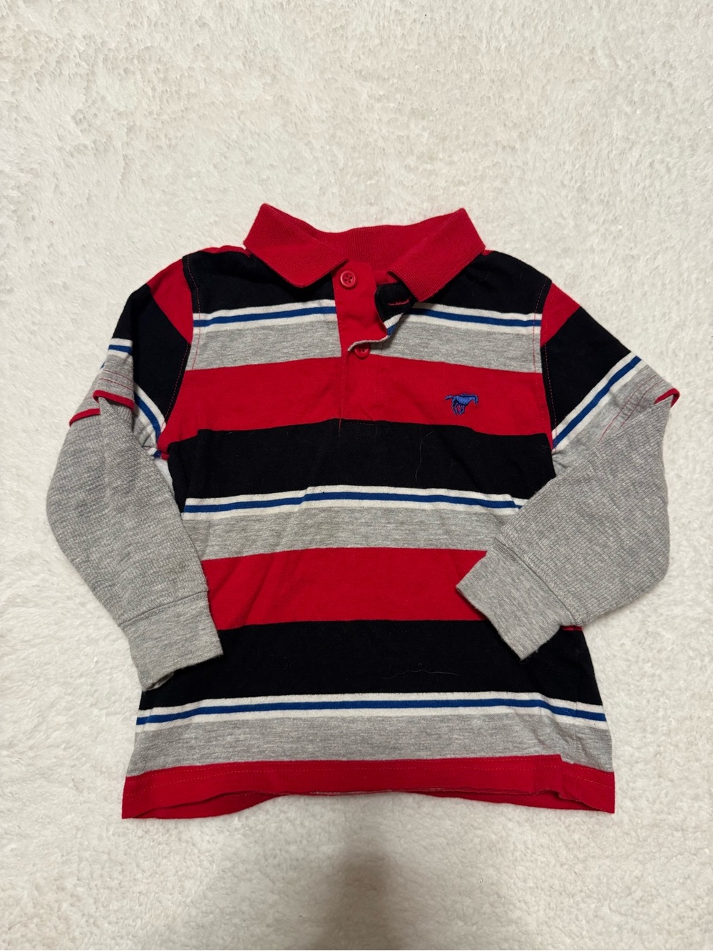 Striped Wrangler Polo Size 2T